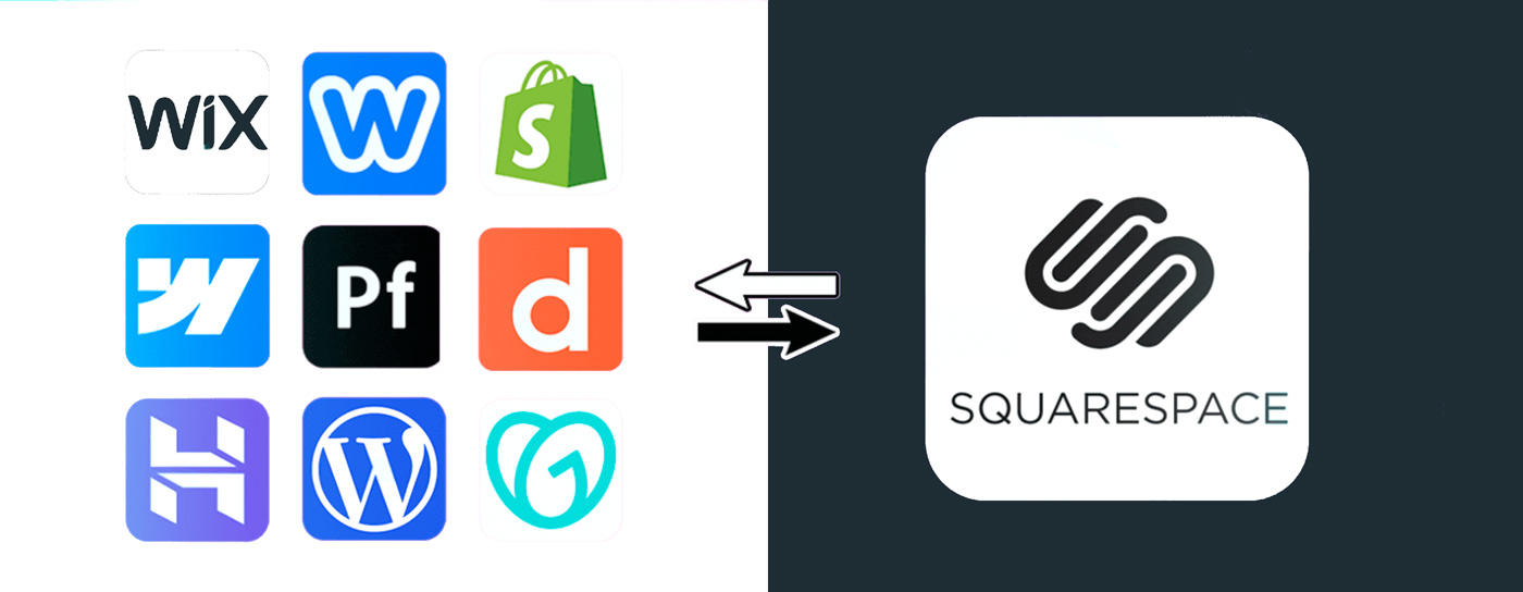Verschiedene Alternativen zu Squarespace