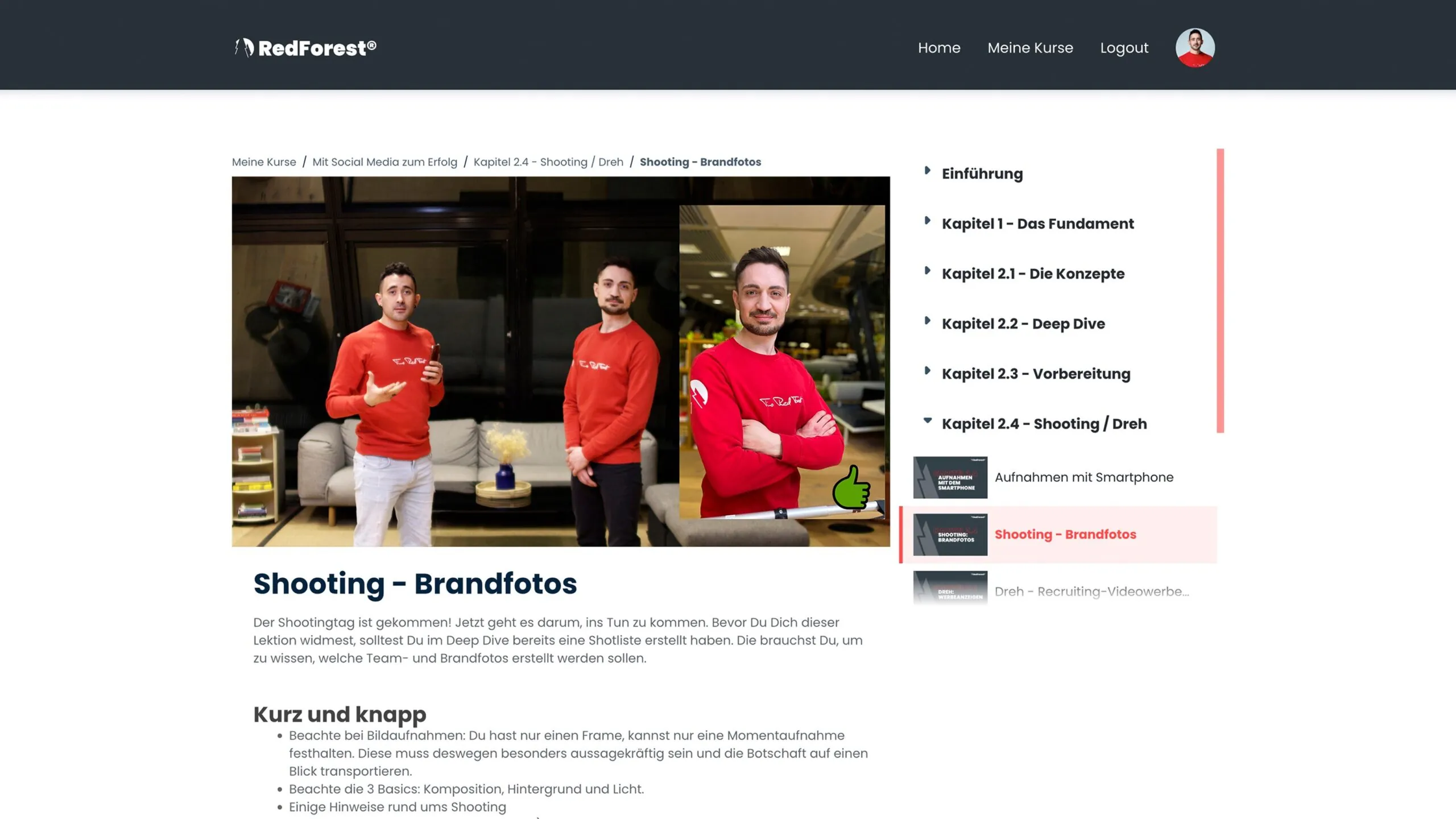 Social Recruting Masterclass Shooting