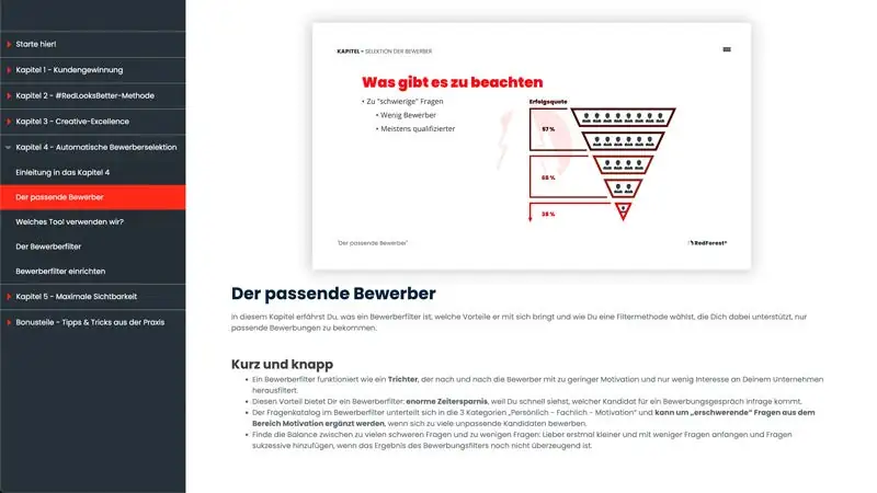 Social Recruting Masterclass Beispiel Bewerber