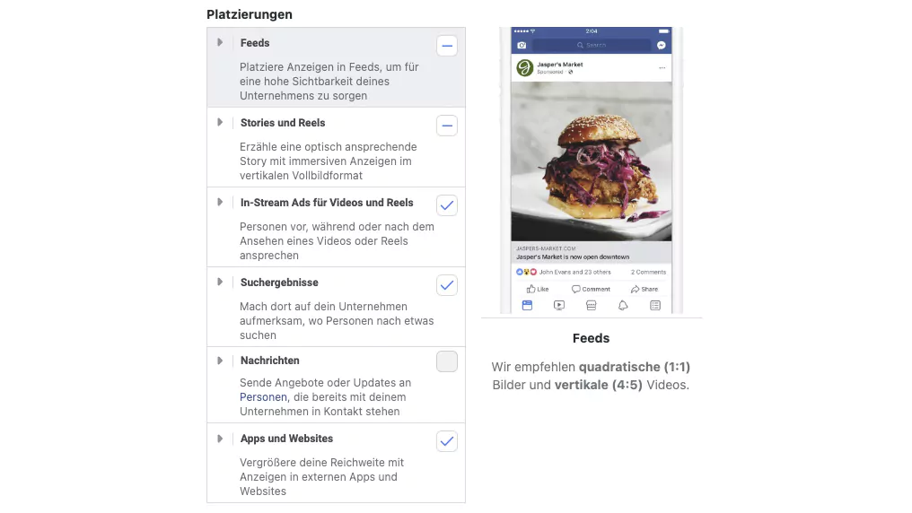 Platzierungen-auf-Meta von Jobinseraten